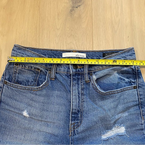 Ella Moss | High Waisted Crop Flare Ripped Jeans 💙 - Picture 7 of 8